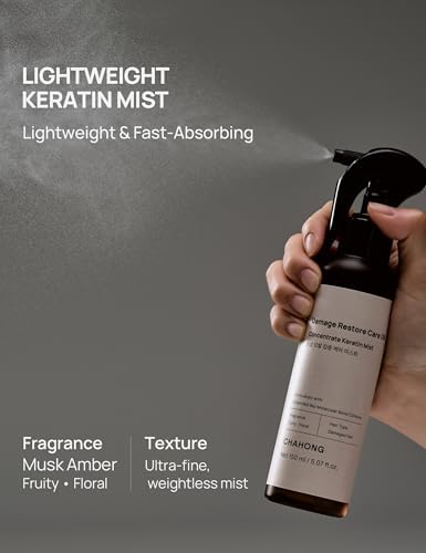 CHAHONG Keratin Leave-In Hair Oil Mist with Hydrolyzed Protein 5 oz