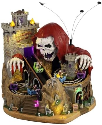 Lemax Phantom Castle Animated Coaster Ride, 13-in, #45216, Resin