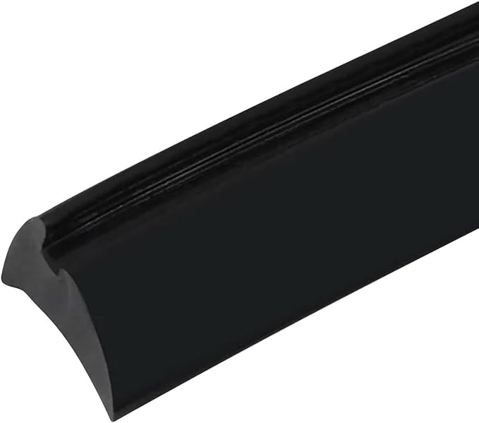 5M Alloy Window Sealing Strip Card Slot Gap Seal PVC Door Dustproof Sound Insulation Weatherstrip Home Hardware,Black-4mm