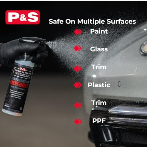 P & S Professional Detail Products Defender SiO2 Protectant Coating Topper & Standalone Sealant High-Gloss, Slick Finish Easy Spray & Wipe Renny Doyle Double Black - 1 Gallon