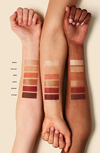 ILIA - The Necessary Eyeshadow Palette | Talc-Free, Matte, Satin + Metallic Highly Pigemented + Blendable Finishes | Cruelty-Free, Vegan (Warm Nude, 6 x 0.05 oz | 1.5 g)