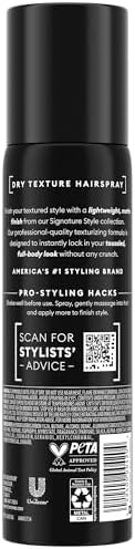 TRESemmé Dry Texture Finishing Spray 6-Pack – Matte Finish, Texturizing & Volumizing, 24H Humidity & Frizz Control, 5 Oz Ea