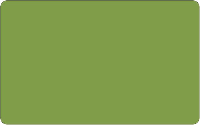 Mimore Coffee Mat - 12x19 Inch Green Countertop Mat - Absorbent, Hides Stains, Rubber Backed - Dish Drying Mat Fits Under Coffee Maker or Espresso Machine