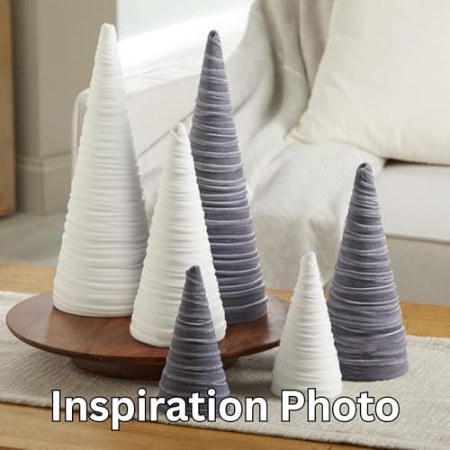 Set of 3 Gray Velvet Trees, Winter Wedding Centerpiece, Modern Valentine Accent, Elegant Entryway, Office Bookshelf, Cozy Handcrafted Gift for (Gray)