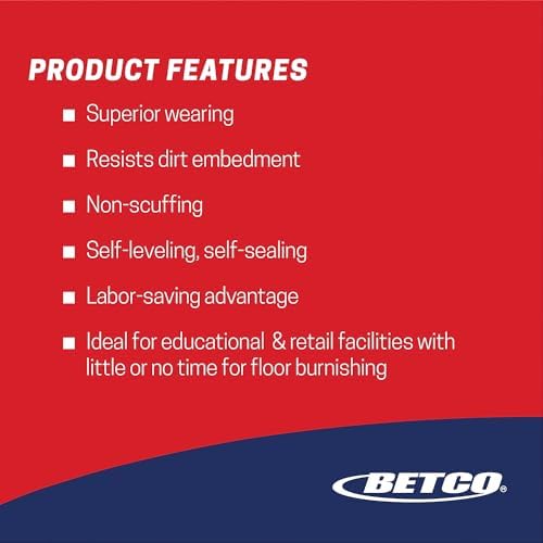 Betco® Hard As Nails® Floor Finish, 5 Gallons