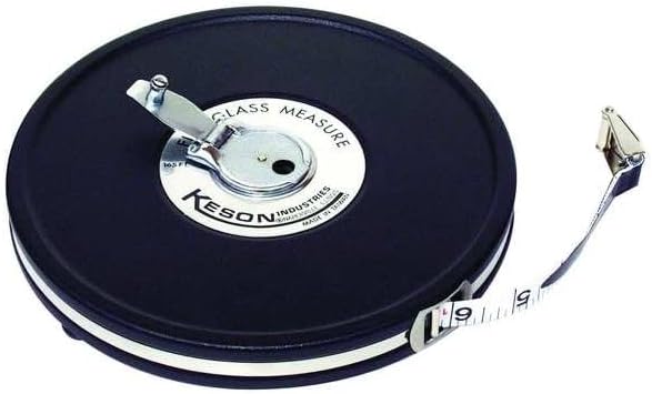 Keson OTR10300 Open Reel Fiberglass Tape Measure Reel (Graduations: 1/10, 1/100), 300-Foot
