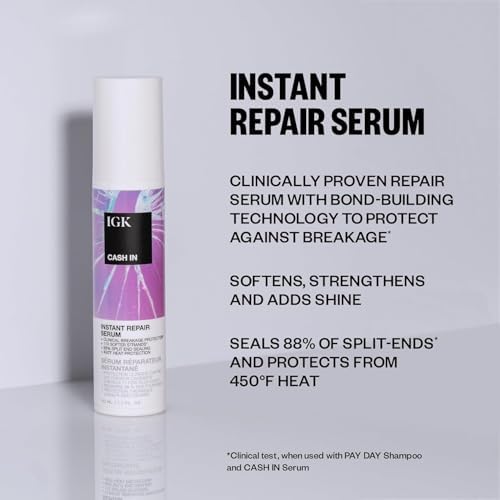 IGK Bond Building Hair Repair Kit With Dry Mask And Serum