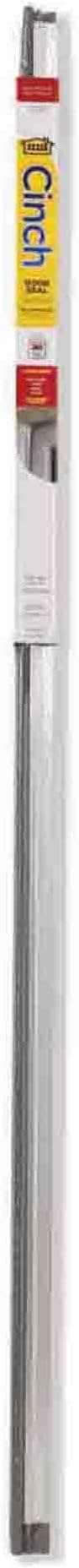 M-D Building Products 43303 Silver Aluminum and Vinyl Cinch® Self-Adhesive Top and Sides Door Seal Kit