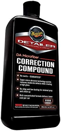 Meguiar's Pro D300 Detailer DA Microfiber Correction Compound, 32oz