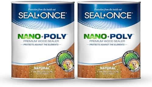 Seal Once Nano Poly Wood Sealer And Waterproofer For Decks And Fences 2 Gallon