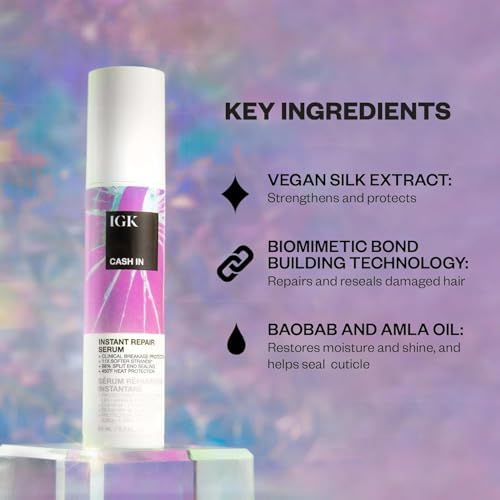 IGK Bond Building Hair Repair Kit With Dry Mask And Serum