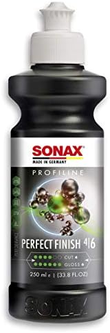 SONAX Perfect Finish 250ml | Scratch and Swirl Remover Polish | Machine Polish | Paint Correction Polish | High Gloss | Black Paint Polish | No Fillers Paint Correction | 8.45 fl. Oz