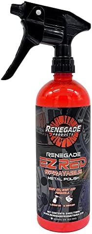 Renegade EZ Red Sprayable Metal Polish, Aluminum & Stainless Steel, 24 oz