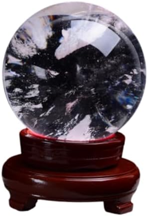 White Crystal Melting Ball Home Decoration Feng Shui Rotating ,White-3~4cm