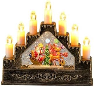 Music Box Christmas Decoration with Snowfall Effects and Seasonal Songs for Mantel Display Or Party Decor Festival Rotating Music Box for Wedding and Birthday Decoration