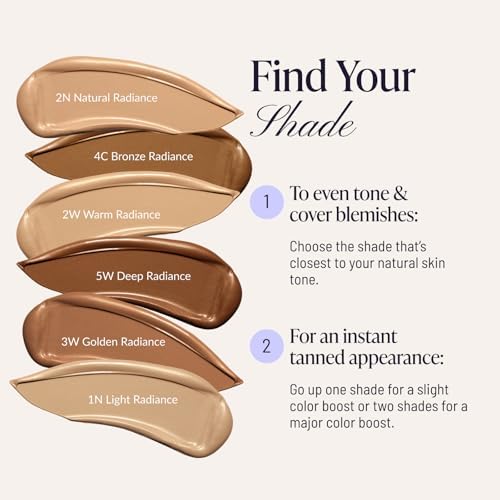 Westmore Beauty Body Coverage Perfector & Brush - Waterproof Leg Makeup- 4C