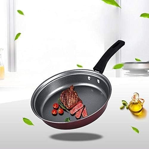 Cookware Set Pots and Pans Set 3Pcs Cookware Set Non-Stick Soup Pot with Glass Lid Wok Frying Pan Wrought Iron Cooking Pot Saucepan Set Kitchen Cooking Pot Set Cooking Pa(