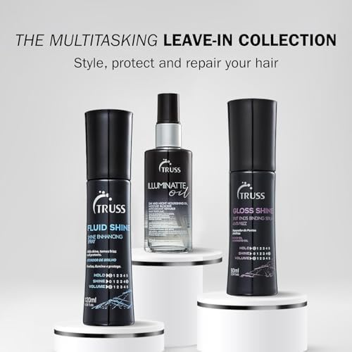 TRUSS Illuminatte Nourishing Hair Oil, Heat Protectant, 2.02 fl oz