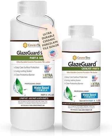 Covertec Satin Tile Grout Sealer Clear Polyurethane Shower Floor Guard