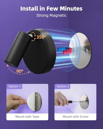 EZVALO RGB Indoor Spotlights, LED Accent Lights, Wall Decor Uplights.