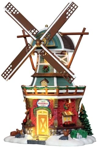 Lemax Christmas - Stony Brook Windmill with 4.5V Adaptor (25384UK)