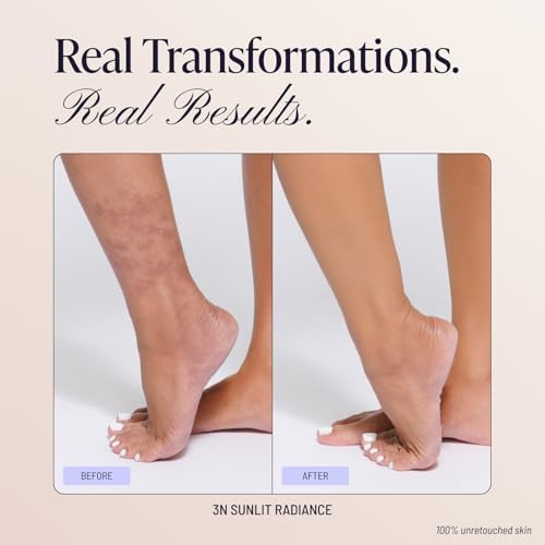 Westmore Beauty Body Coverage Perfector & Brush - Waterproof Leg Makeup- 3N
