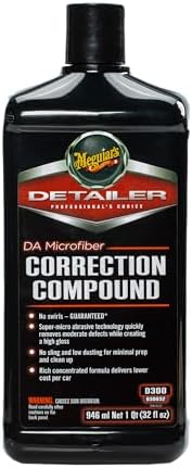Meguiar's Pro D300 Detailer DA Microfiber Correction Compound, 32oz