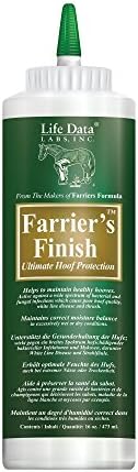 Life Data Farrier's Finish - Hoof Disinfectant and Conditioner, 16 oz (473mL)