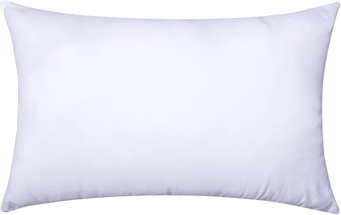 MIULEE Throw Pillow Insert Premium Pillow Stuffer Sham Rectangle for Decorative Cushion Bed Couch Sofa 14x20 Inch