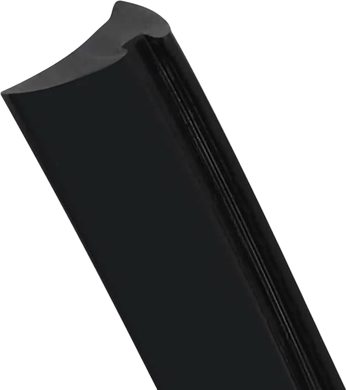 5M Alloy Window Sealing Strip Card Slot Gap Seal PVC Door Dustproof Sound Insulation Weatherstrip Home Hardware,Black-3mm