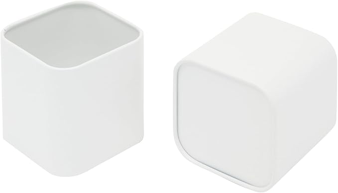 Juvale Coffee Bean Storage Canisters for Countertop - 3-Piece White Iron 48 oz Set - Silicone Seal Lids for Freshness - Sugar Jar & Tea Organizer - Coffee Bar Accessories & Countertop Organization