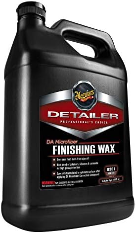Meguiar's Pro D301 Detailer DA Microfiber Finishing Wax, 1gal