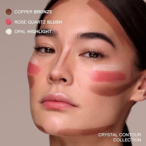 Legacy - Ogee Face Stick Crystal Trio - Contour Stick Makeup Collection - Certified Organic Contour Palette - Includes Bronzer Stick, Blush Stick & Highlighter Stick