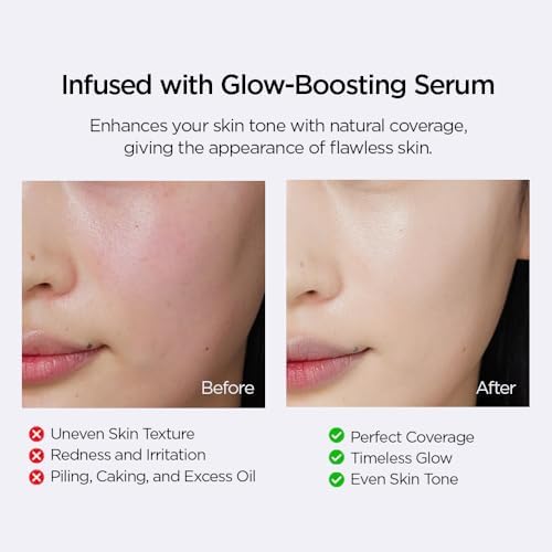 Skin Nuder Cushion | Korean Makeup, Refill Included, SPF 50 (19 N-Light)