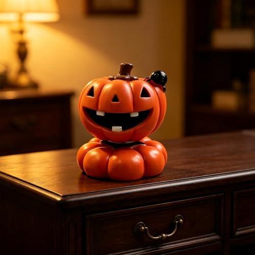Turning Halloween Desk Decor Resin Figurine Toy Cartoon Tabletop Accent for Shelf Windowsill Coffee Table Party Display Halloween Resin Figurine Desk Accent Tabletop Ornament Shelf Display Room Base