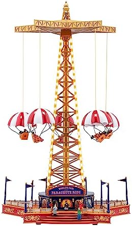 Mr. Christmas World's Fair Parachute Ride, Animated Musical