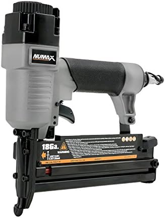NuMax Pneumatic 3-In-1 Nail Gun Stapler 16 18 Gauge Finish Nailer Brad Nailer
