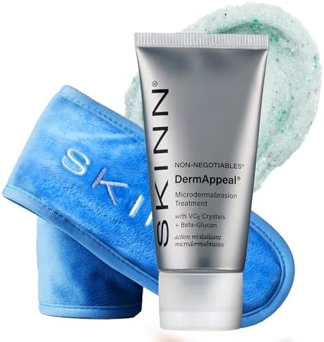 SKINN DermAppeal® Microdermabrasion Face Scrub with Velvet-Soft Headband