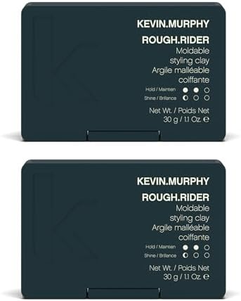 KEVIN.MURPHY ROUGH.RIDER Mouldable Styling Clay, 1.1 oz, 2-Pack