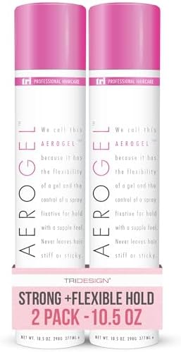 TRIDESIGN Aerogel Strong Hold Volumizing Hair Spray - 10.5 oz, 2 Pack