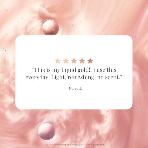 JLO BEAUTY That Glow Hydrating Face Mist & Setting Spray, Niacinamide, 4 Oz