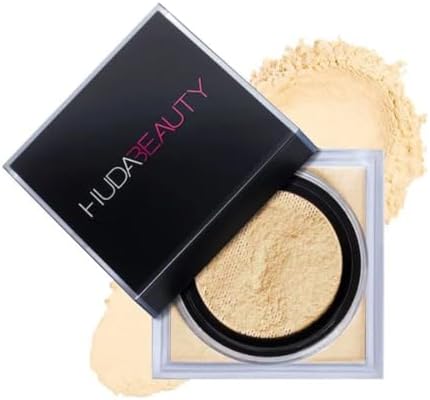 Huda Easy Bake Loose Baking & Setting Powder - Banana Bread (light, medium, and tan skin tones) - 0.71 oz / 20 g