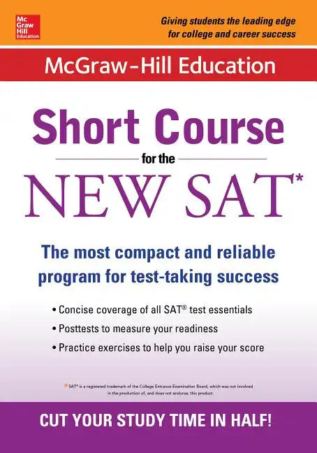 McGraw-Hill Education: Short Course for the New SAT - Paperback