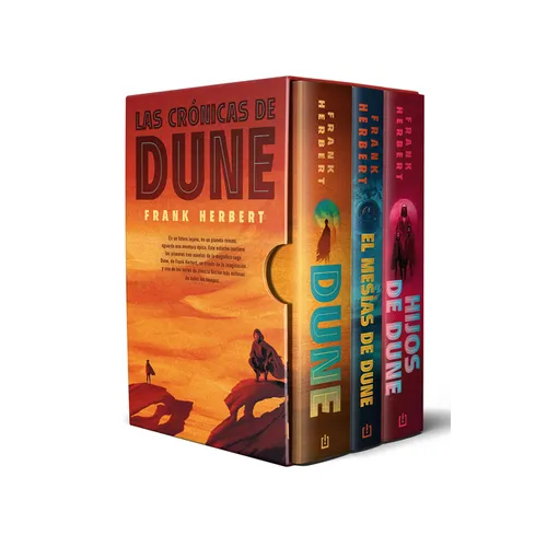 Estuche Trilogía Dune, Edición de Lujo (Dune; El Mesías de Dune; Hijos de D Une) / Dune Saga Deluxe: Dune, Dune Messiah, and Children of Dune - Paperback