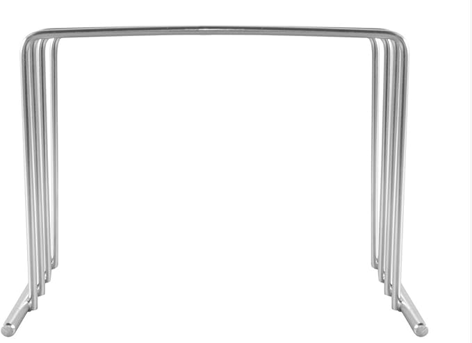 Small Cutting Board Organizer, Lifetime Stainless Steel Stores 1" Thick Baking Pans and Sheets, Fits in Cabinets