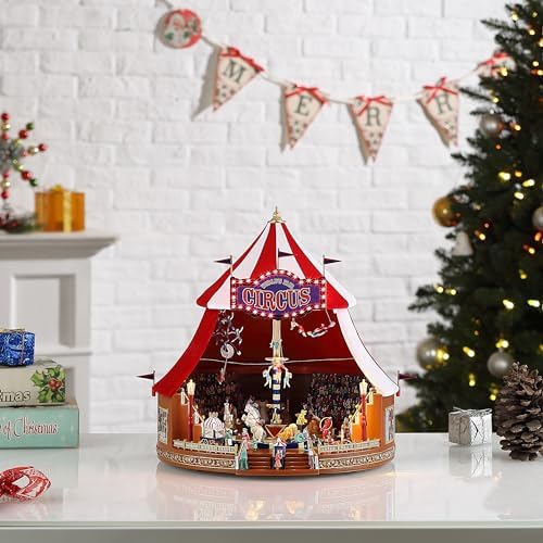 Mr. Christmas World's Fair Animated Circus, Musical, LED