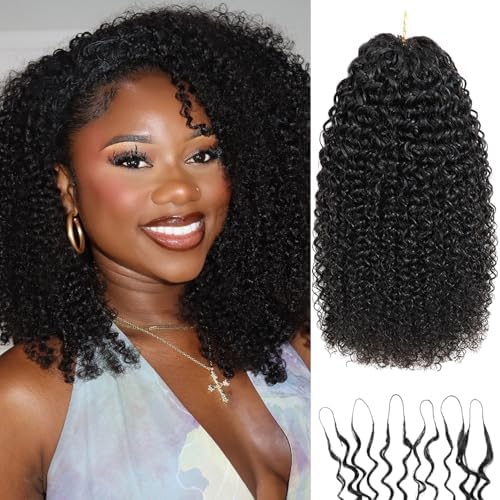 Beauty Youth Kinky Curly Miracle Knots Human Crochet Hair 110g 20 Inch