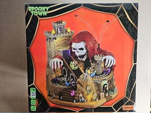 Lemax Phantom Castle Animated Coaster Ride, 13-in, #45216, Resin