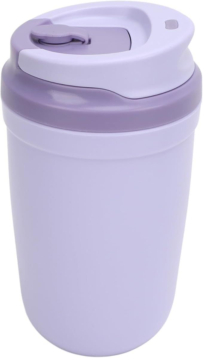 Alomejor Alomejor IP6 Self Mixing Cup Magnetic Rotator USB Rechargeable Auto Stir Coffee Mug 350ml for Travel (Green) (Purple)