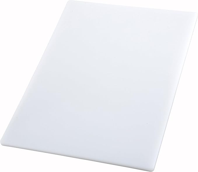 Winco 15-inch x 20-inch x 1/2-inch White Cutting Board (CBWT-1520)